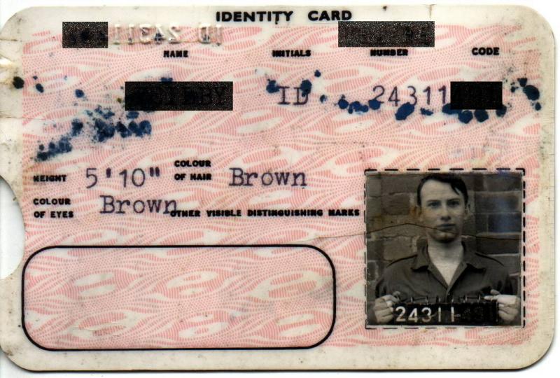 Batty's British Army MOD90 ID card, early 1970s � III Squadron HAC ('H' Sqn 21 SAS).jpg